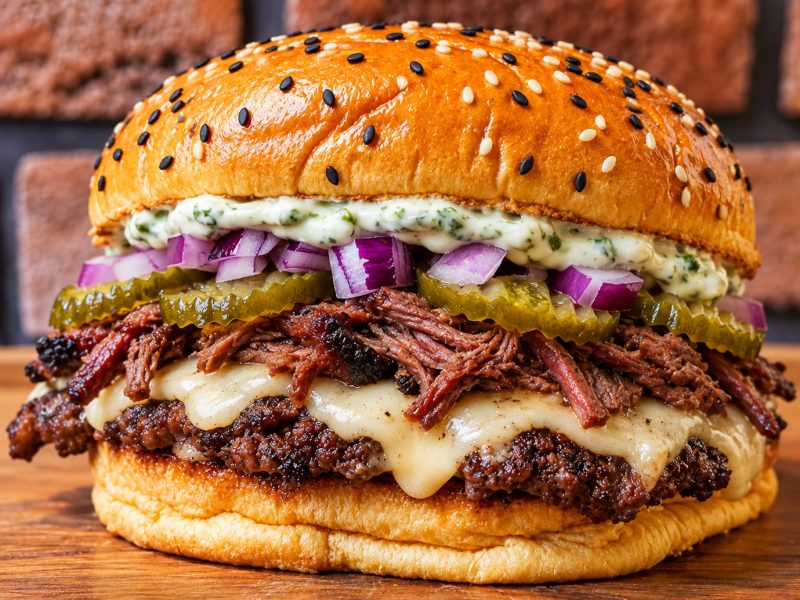 Smach pantaneiro, de Tio Marquinhos Smash Burger